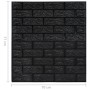 Selbstklebende Tapete 3D Ziegel 40 Stück schwarz von , Bemaltes Papier - Ref: Foro24-150726, Preis: 103,10 €, Rabatt: %