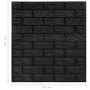 Self-adhesive wallpaper with 3D brick design, 40 units, black. by , Painted paper - Ref: Foro24-150726, Price: 101,81 €, Disc...