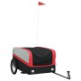 Bicycle trailer, black and red iron, 45 kg by , Bicycle trailers - Ref: Foro24-94048, Price: 81,49 €, Discount: %