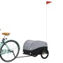 Fahrradanhänger aus schwarzem und grauem Gusseisen 30 kg von , Fahrradanhänger - Ref: Foro24-94119, Preis: 84,54 €, Rabatt: %