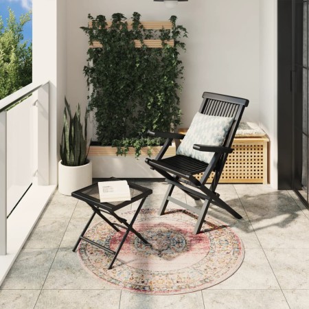 ARBIZU Teppich für den Innen- und Außenbereich im Vintage-Design Ø 120 cm von , Teppiche - Ref: Foro24-375692, Preis: 45,36 €...