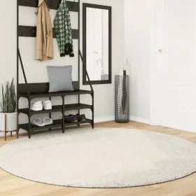 Langflorteppich glänzende Optik ISTAN creme Ø 200 cm von , Teppiche - Ref: Foro24-375673, Preis: 82,11 €, Rabatt: %