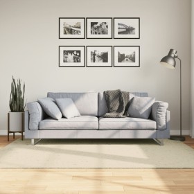 Kurzer, weicher, waschbarer Teppich HUARTE in Creme, 140x200 cm. von , Teppiche - Ref: Foro24-375039, Preis: 57,02 €, Rabatt: %