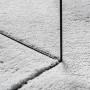 Alfombra de pelo corto suave lavable HUARTE gris Ø 100 cm