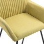 Esszimmerstühle 2 Einheiten aus grünem Stoff von vidaXL, Essstühle - Ref: Foro24-249812, Preis: 161,55 €, Rabatt: %