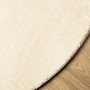 Kurzflorige, weiche, waschbare Decke HUARTE creme Ø 100 cm von , Teppiche - Ref: Foro24-375047, Preis: 41,55 €, Rabatt: %
