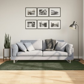 Alfombra pelo corto suave lavable HUARTE verde bosque 100x200cm de , Alfombras - Ref: Foro24-375093, Precio: 62,34 €, Descuen...