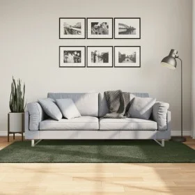 Short soft washable HUARTE forest green carpet 100x200cm by , Rugs - Ref: Foro24-375093, Price: 61,75 €, Discount: %