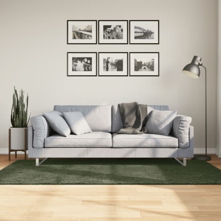 Kurzfloriger weicher, waschbarer Teppich HUARTE waldgrün 100x200cm von , Teppiche - Ref: Foro24-375093, Preis: 62,34 €, Rabat...