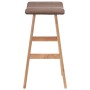 Gray taupe fabric kitchen stool by vidaXL, Kitchen stools - Ref: Foro24-249576, Price: 81,80 €, Discount: %