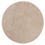 Kurzflorige weiche waschbare Decke HUARTE sand Ø 100 cm von , Teppiche - Ref: Foro24-375066, Preis: 44,99 €, Rabatt: %
