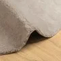 Soft washable short hair rug HUARTE sand color Ø 100 cm by , Rugs - Ref: Foro24-375066, Price: 43,92 €, Discount: %