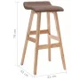 Küchenhocker aus grauem, taupefarbenem Stoff von vidaXL, Küchenhocker - Ref: Foro24-249576, Preis: 80,27 €, Rabatt: %
