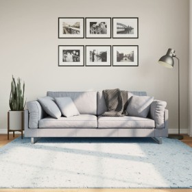 Kurzfloriger weicher, waschbarer Teppich HUARTE blau 200x200 cm von , Teppiche - Ref: Foro24-375137, Preis: 82,85 €, Rabatt: %