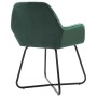 Esszimmerstühle aus grünem Samt 2 Einheiten von vidaXL, Essstühle - Ref: Foro24-249803, Preis: 188,25 €, Rabatt: %