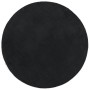 Soft washable short hair black HUARTE carpet Ø 100 cm by , Rugs - Ref: Foro24-375123, Price: 46,68 €, Discount: %