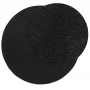 HUARTE schwarze, weiche, waschbare Kurzflordecke Ø 100 cm von , Teppiche - Ref: Foro24-375123, Preis: 45,57 €, Rabatt: %