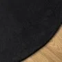 HUARTE schwarze, weiche, waschbare Kurzflordecke Ø 100 cm von , Teppiche - Ref: Foro24-375123, Preis: 45,57 €, Rabatt: %