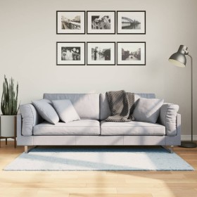 Kurzfloriger weicher, waschbarer Teppich HUARTE blau 80x150 cm von , Teppiche - Ref: Foro24-375128, Preis: 32,28 €, Rabatt: %