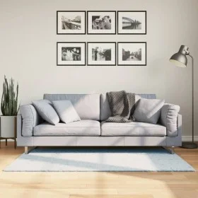 Soft washable short hair rug HUARTE blue 80x150 cm by , Rugs - Ref: Foro24-375128, Price: 25,76 €, Discount: %