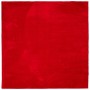 Alfombra de pelo corto suave lavable HUARTE rojo 200x200 cm de , Alfombras - Ref: Foro24-375175, Precio: 96,04 €, Descuento: %