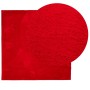 Alfombra de pelo corto suave lavable HUARTE rojo 200x200 cm de , Alfombras - Ref: Foro24-375175, Precio: 96,04 €, Descuento: %