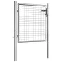 Puerta de jardín acero galvanizado plateado 105x125 cm de vidaXL, Puertas de jardín - Ref: Foro24-144755, Precio: 144,07 €, D...
