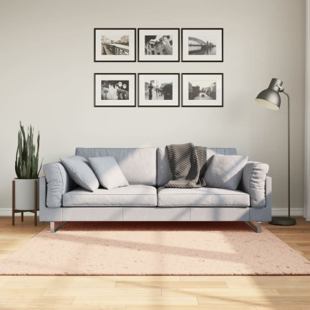 Kurzfloriger weicher, waschbarer Teppich HUARTE rosa 160x160 cm von , Teppiche - Ref: Foro24-375154, Preis: 50,14 €, Rabatt: %