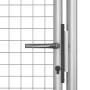 Garden gate silver galvanized steel 105x125 cm by vidaXL, garden gates - Ref: Foro24-144755, Price: 140,80 €, Discount: %