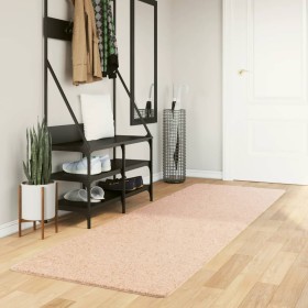 Kurzfloriger weicher, waschbarer Teppich HUARTE rosa 80x250 cm von , Teppiche - Ref: Foro24-375149, Preis: 39,36 €, Rabatt: %