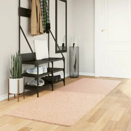 Kurzfloriger weicher, waschbarer Teppich HUARTE rosa 80x250 cm von , Teppiche - Ref: Foro24-375149, Preis: 38,89 €, Rabatt: %