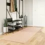 Alfombra de pelo corto suave lavable HUARTE rosado 80x250 cm de , Alfombras - Ref: Foro24-375149, Precio: 38,89 €, Descuento: %