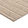 Baldosas de suelo de moqueta 20 uds 5 m² 50x50 cm beige rayado