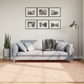 Kurzfloriger weicher, waschbarer Teppich HUARTE rosa 200x200 cm von , Teppiche - Ref: Foro24-375156, Preis: 78,42 €, Rabatt: %