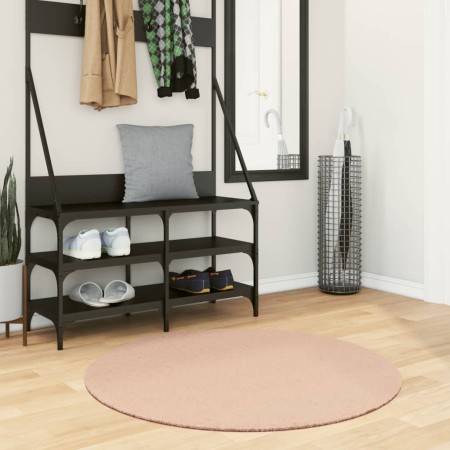 Kurzflorige, weiche, waschbare Decke HUARTE rosa Ø 100 cm von , Teppiche - Ref: Foro24-375161, Preis: 27,38 €, Rabatt: %