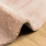 Alfombra de pelo corto suave lavable HUARTE rosado Ø 100 cm de , Alfombras - Ref: Foro24-375161, Precio: 27,00 €, Descuento: %