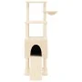 Cat scratcher with cream sisal posts 153 cm by , Cat furniture - Ref: Foro24-172115, Price: 78,21 €, Discount: %