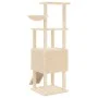 Cat scratcher with cream sisal posts 153 cm by , Cat furniture - Ref: Foro24-172115, Price: 78,21 €, Discount: %