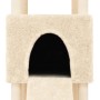 Cat scratcher with cream sisal posts 153 cm by , Cat furniture - Ref: Foro24-172115, Price: 79,64 €, Discount: %