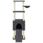 Katzenkratzbaum mit dunkelgrauen Sisalpfosten 153 cm von , Katzenmöbel - Ref: Foro24-172117, Preis: 64,55 €, Rabatt: %