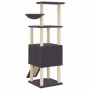 Cat scratcher with dark gray sisal posts 153 cm by , Cat furniture - Ref: Foro24-172117, Price: 64,55 €, Discount: %