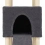 Katzenkratzbaum mit dunkelgrauen Sisalpfosten 153 cm von , Katzenmöbel - Ref: Foro24-172117, Preis: 64,55 €, Rabatt: %