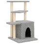 Katzenkratzbaum mit hellgrauen Sisalpfosten 83,5 cm von , Katzenmöbel - Ref: Foro24-172122, Preis: 37,52 €, Rabatt: %