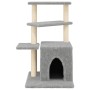 Katzenkratzbaum mit hellgrauen Sisalpfosten 83,5 cm von , Katzenmöbel - Ref: Foro24-172122, Preis: 37,52 €, Rabatt: %