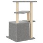 Katzenkratzbaum mit hellgrauen Sisalpfosten 83,5 cm von , Katzenmöbel - Ref: Foro24-172122, Preis: 37,52 €, Rabatt: %