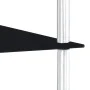 Estantería de 2 niveles vidrio templado negro 40x40x47cm de vidaXL, Librerías y estanterías - Ref: Foro24-249508, Precio: 33,...