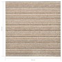 Baldosas de suelo de moqueta 20 uds 5 m² 50x50 cm beige rayado