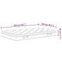 Mittelfeste Plus-Taschenfederkernmatratze 100x200 cm von , Matratzen - Ref: Foro24-372876, Preis: 201,85 €, Rabatt: %