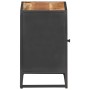 Nachttisch aus rauem Mangoholz, natürlicher Rohrstock 40x30x50cm von vidaXL, Nachttische - Ref: Foro24-323140, Preis: 122,19 ...