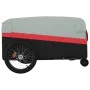 Black and red iron bicycle trailer 45 kg by , Bicycle trailers - Ref: Foro24-94062, Price: 84,58 €, Discount: %